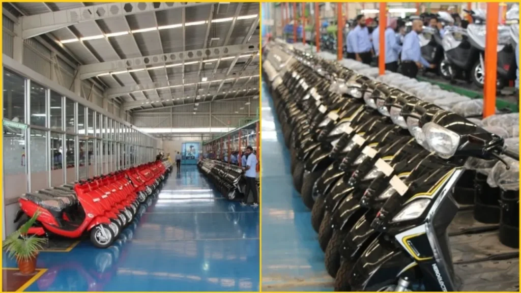 Hero Electric Scooters  Factory 